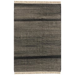 Tres Texture Black Outdoor Rug by Nani Marquina, Small