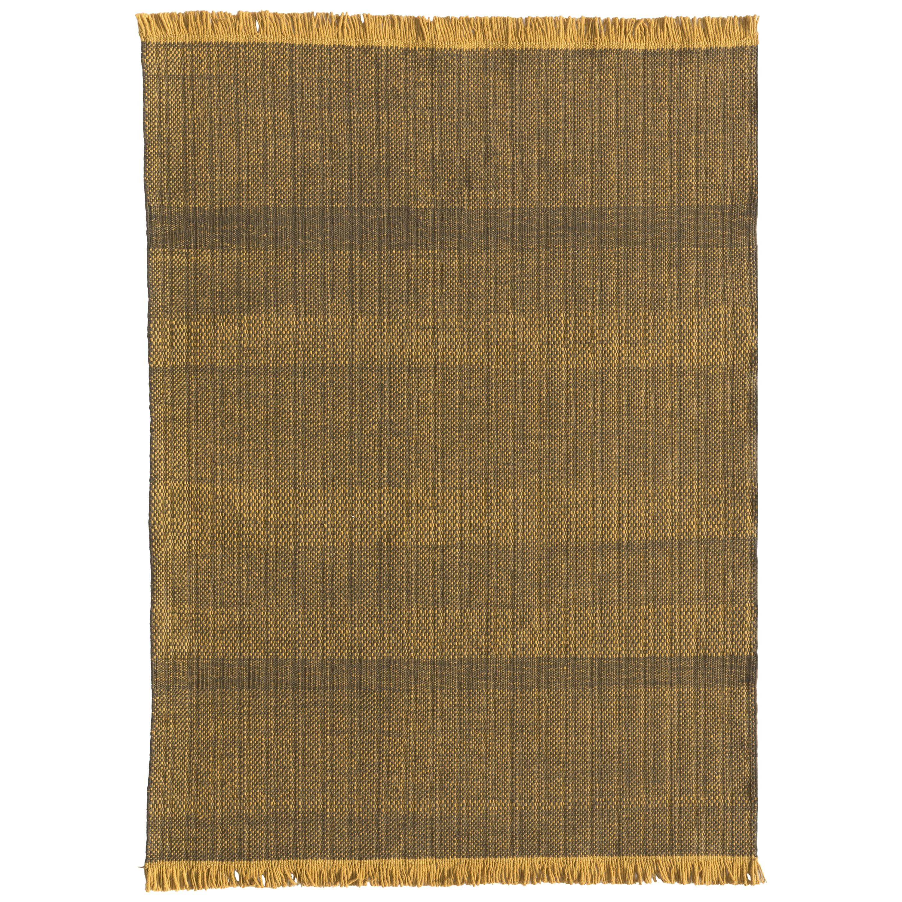 Tres Outdoor Rug in Mustard by Nani Marquina, Small For Sale