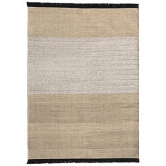 Tres Stripes Black Outdoor Rug by Nani Marquina, Small