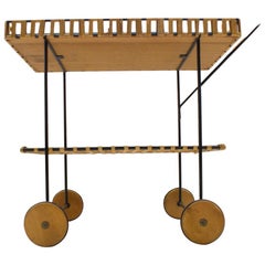 Trolley-Barwagen aus Weide, 1950er Jahre