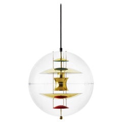 VP Globe Pendant Light with Brass Finish by Verner Panton Quickship