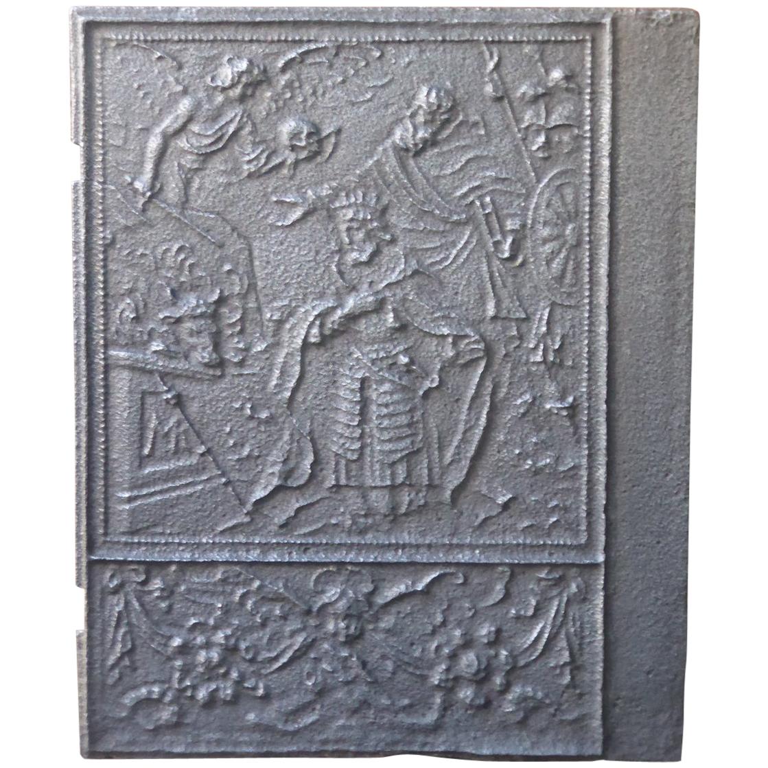 Plaque de cheminée / dosseret gothique allemand du 16e siècle en vente