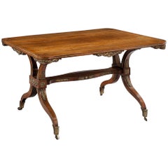 Antique Regency Rosewood Centre Table