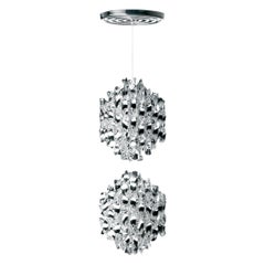 Spiral SP2 Pendant Light in Chrome by Verner Panton