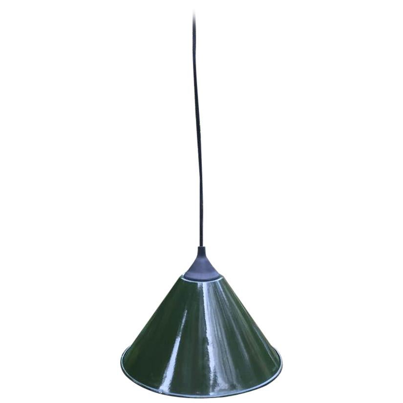 Green and Black British Army Pendant Light Shades For Sale