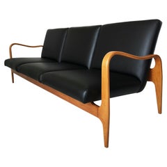 Modernist Thonet Sculpted Bentwood Sofa