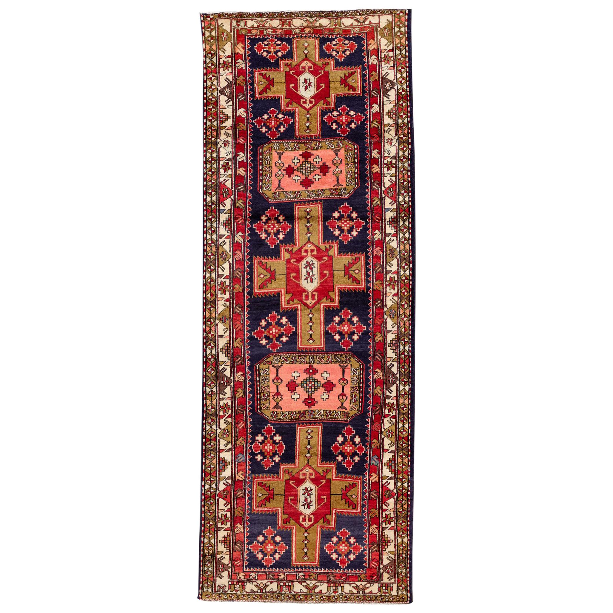 Mid-20th Century Vintage North West Persian Rug For Sale
