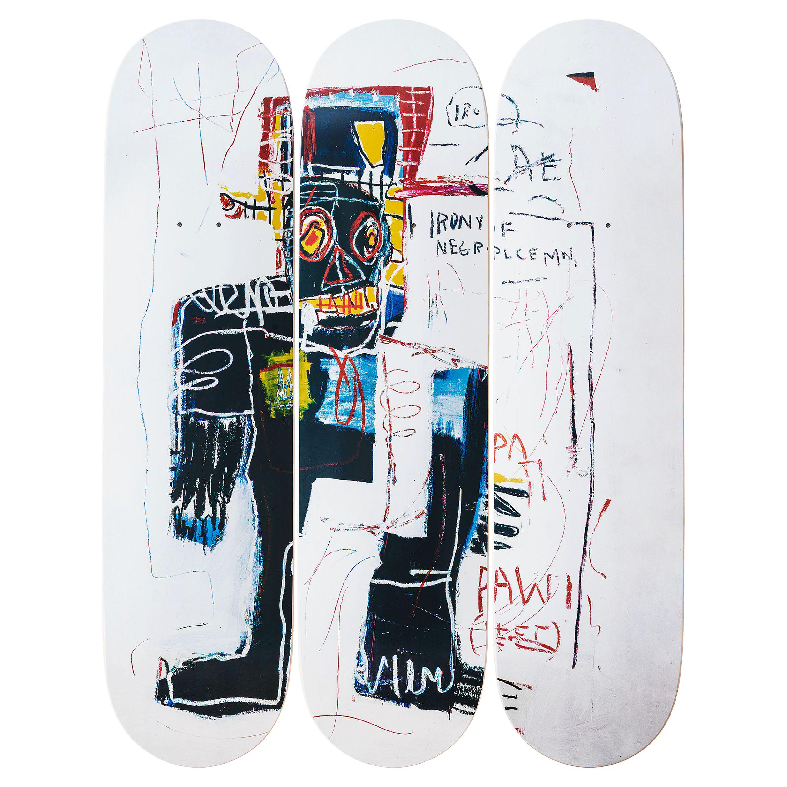 Irony of a Negro Policeman Skateboard Decks After Jean-Michel Basquiat