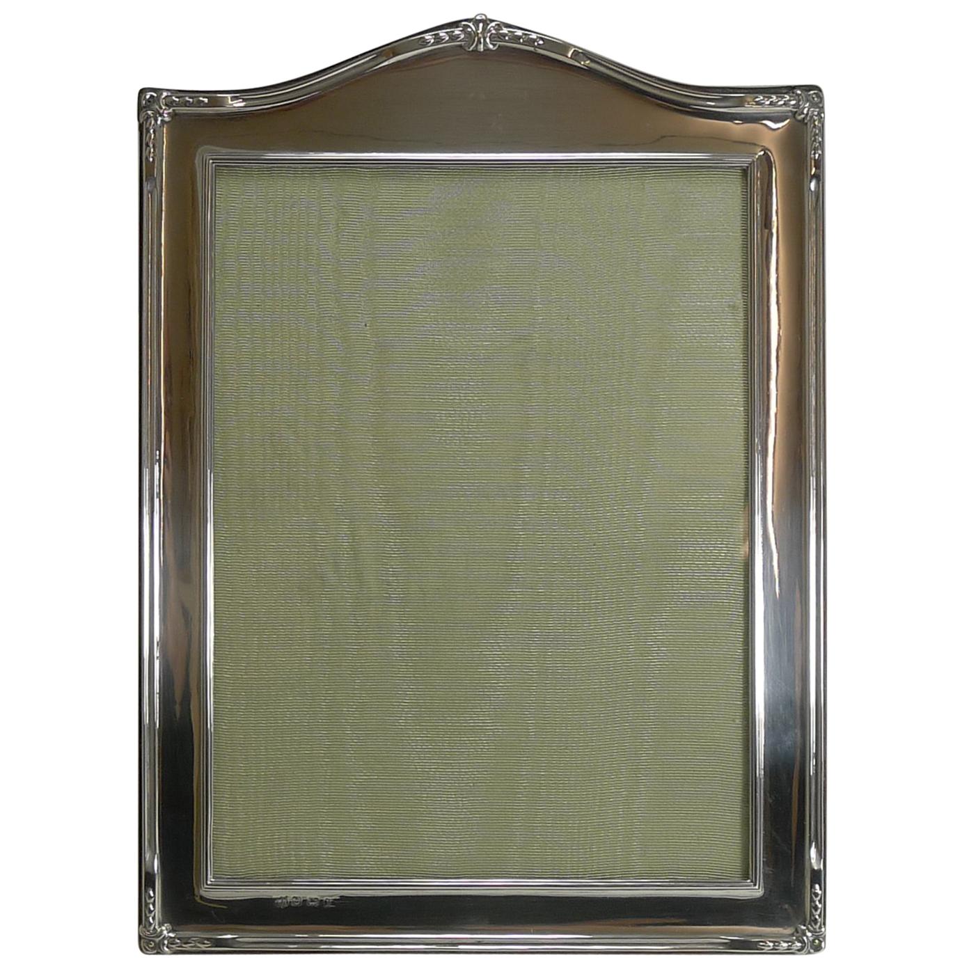 Large English Sterling Silver Picture / Photograph Frame, 1922