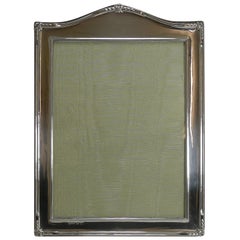 Antique Large English Sterling Silver Picture / Photograph Frame, 1922