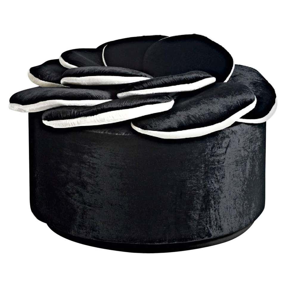 Ottoman Frame Made of Solid Timber and Wood in Fabric or Leather ...