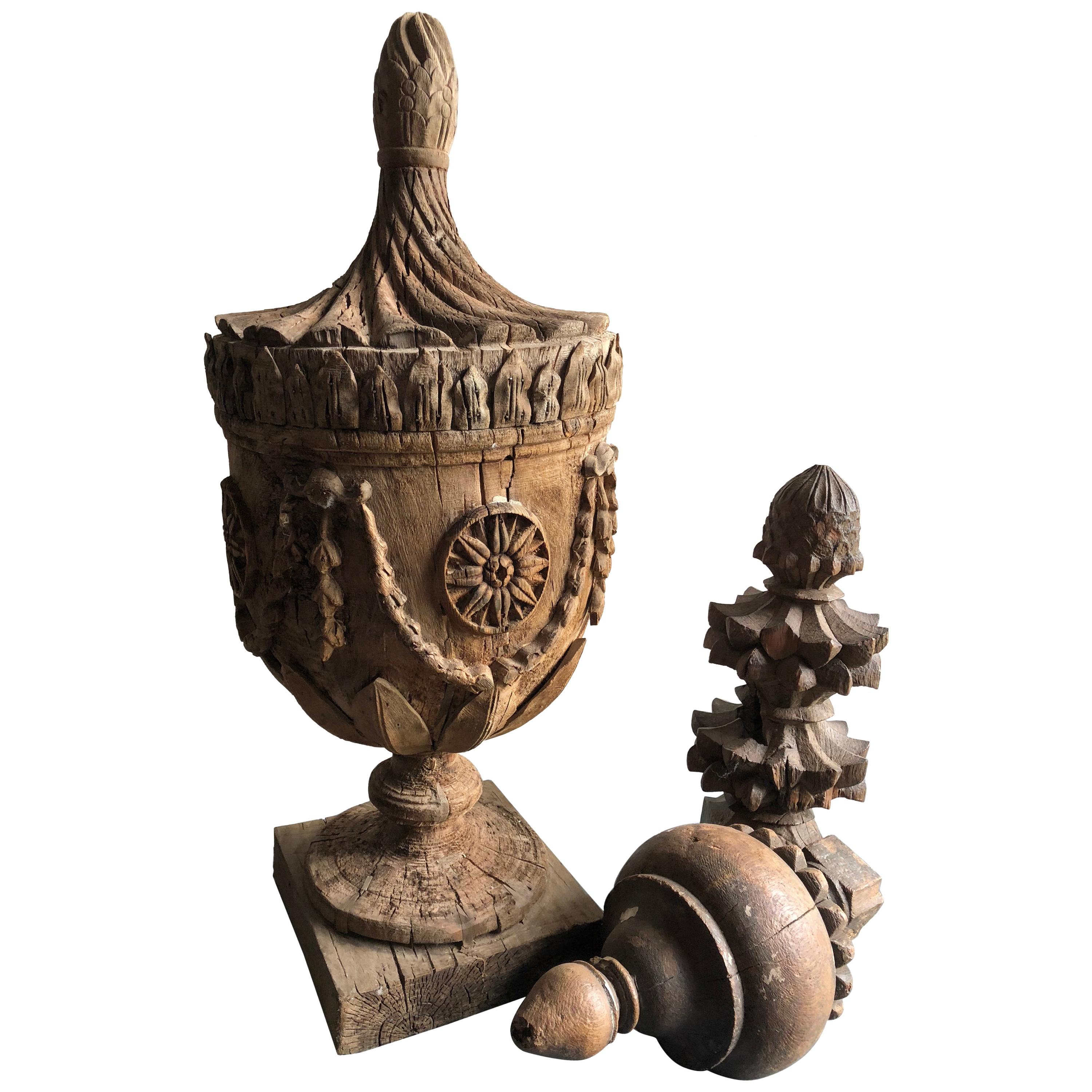 Collection Of Wood Finials