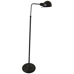 Bronze Color Metal Floor Lamp with Round Shade
