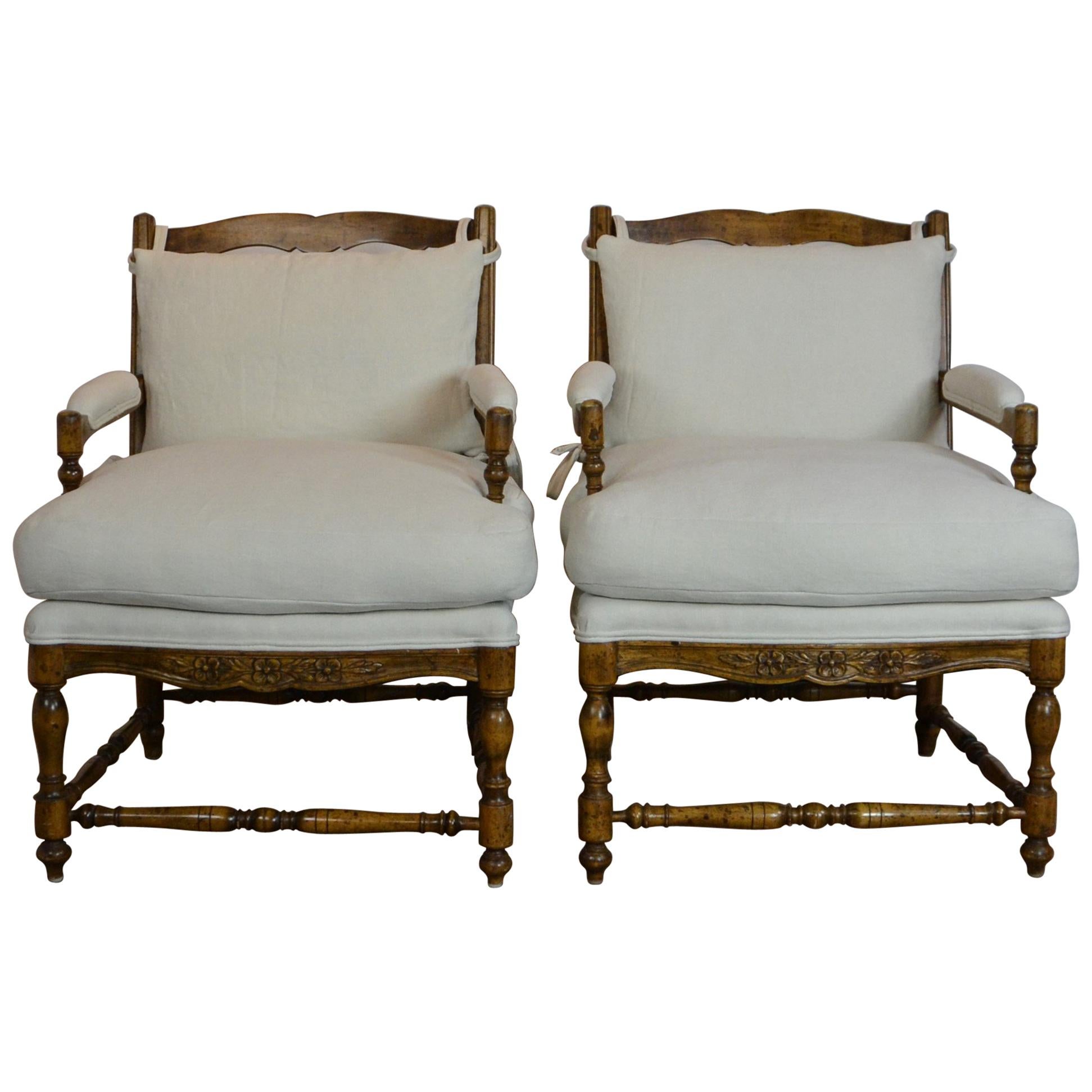 Louis XV Style Armchairs