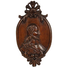 19th Century Religious Wood Carving
