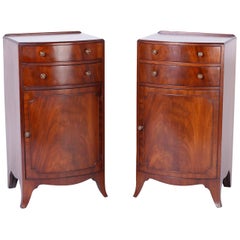 Pair of Georgian Style English Nightstands