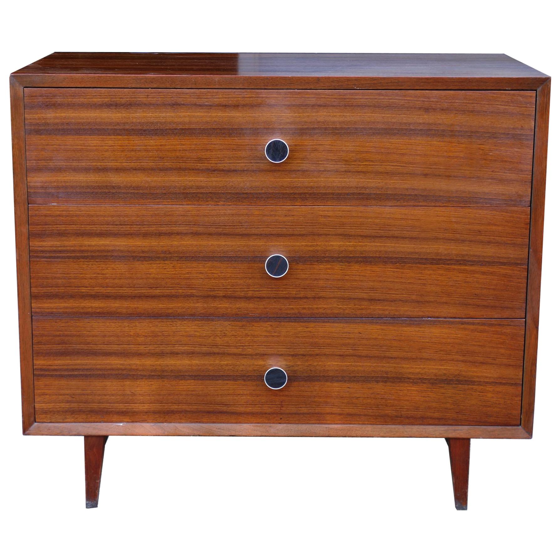 Midcentury George Nelson Three-Drawer Chest for Herman Miller