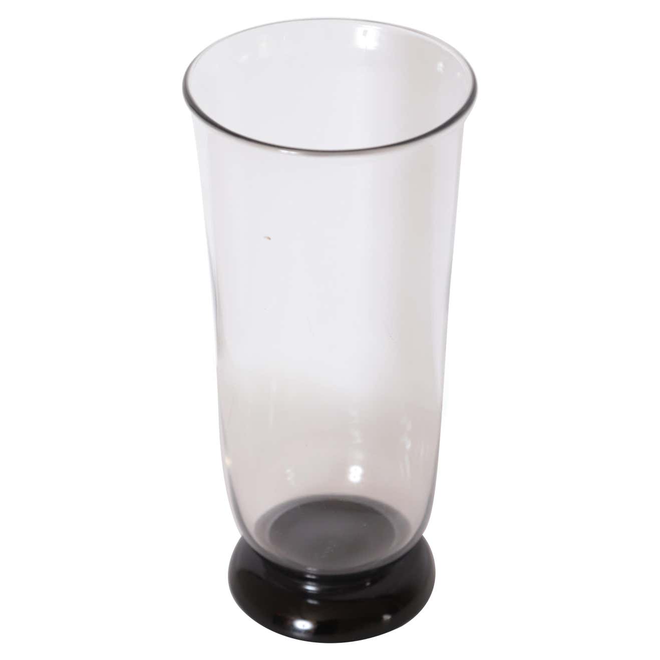 Art Deco Keith Murray Glass Vase for Stevens and Williams / Royal ...