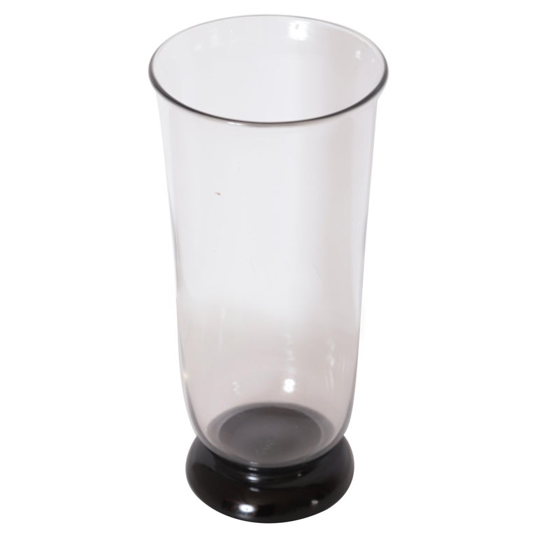 Art Deco Keith Murray Glass Vase for Stevens & Williams / Royal Brierley For Sale