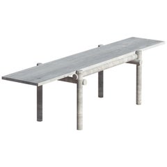 Original Ocean Travertine Coffee Table by Clément Brazille