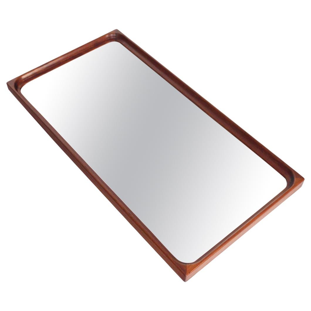 Modern Metal Frame Wall Mirror For Sale at 1stDibs