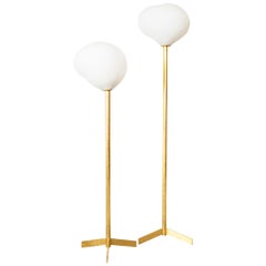 Paire de lampadaires « Nubes », édition Galerie Blanchetti, 2019