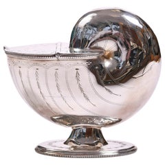 Antique English 1880s Silver-Plated Cornucopia