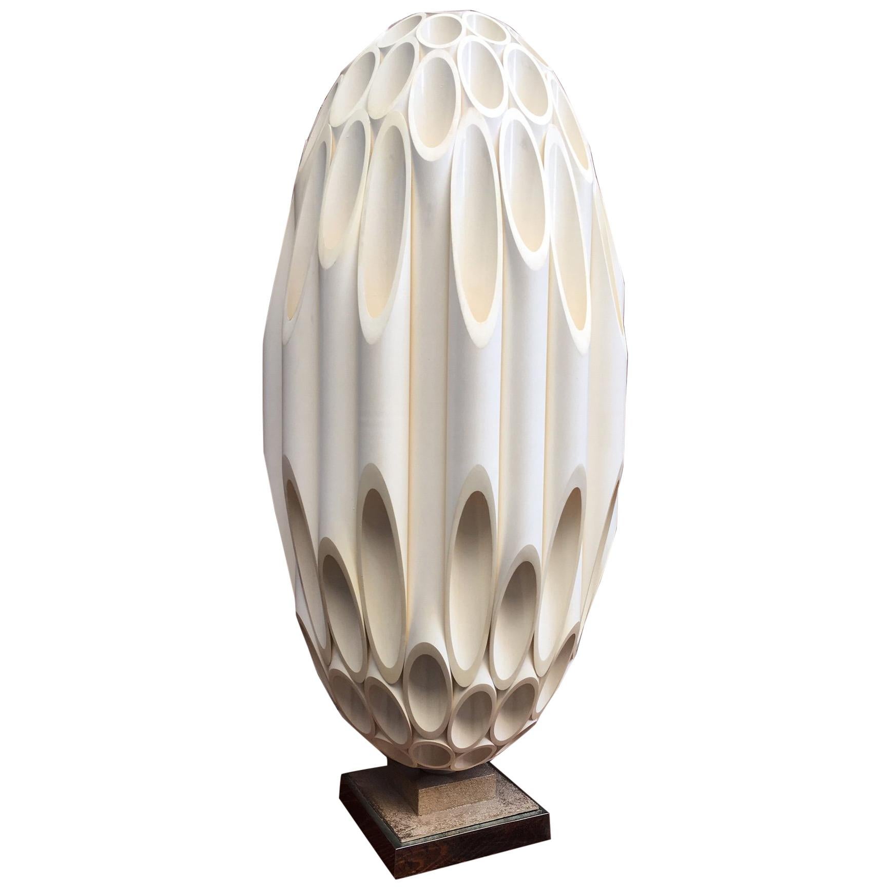 Roger Rougier Sculptural Post Modern Lamp