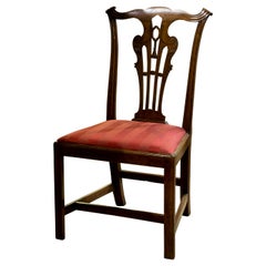 George III Carved Walnut Standard Chair in the Manner of John Whitby