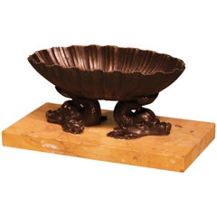 19th Century Bronze Shell-Shaped Bath