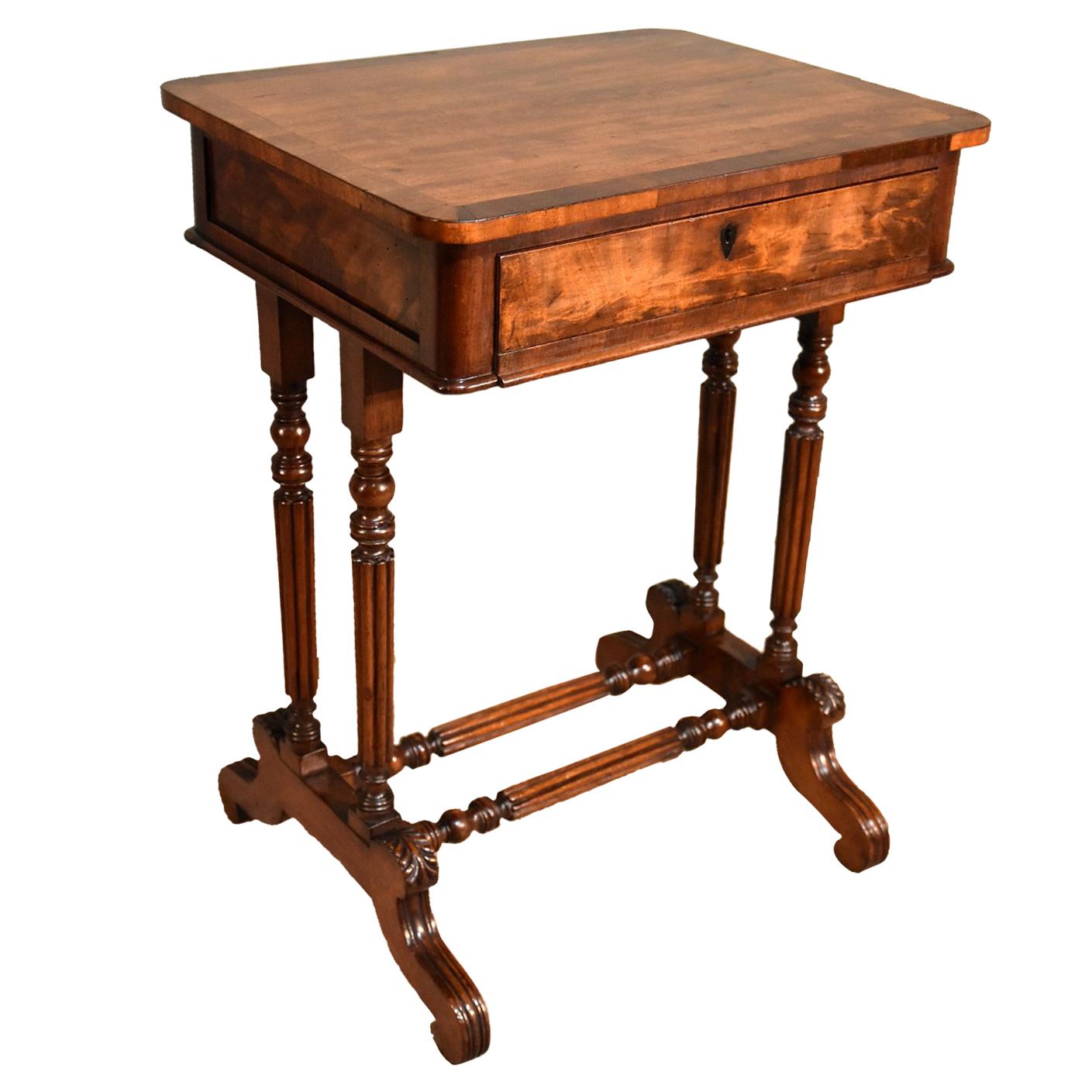 Excellent Quality Regency Mahogany Work Table
