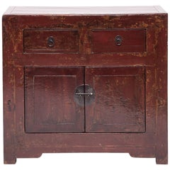 19th Century Chinese Red Lacquer Chest