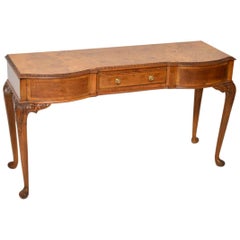 Antique Burr Walnut Console Table