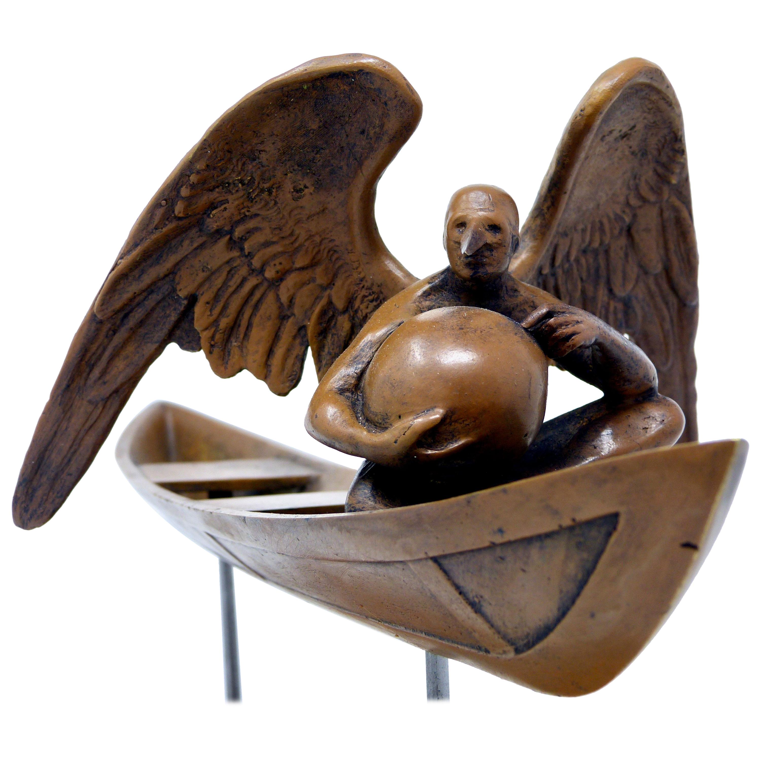 Boceto El Séptimo En Balsa Bronze Sculpture by Jorge Marin, 2016 For Sale