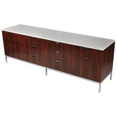Florence Knoll Designed Rosewood Credenza, 1960s