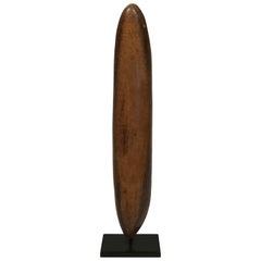 Mossi Wood Headrest from Burkina Faso, Early 20th Century