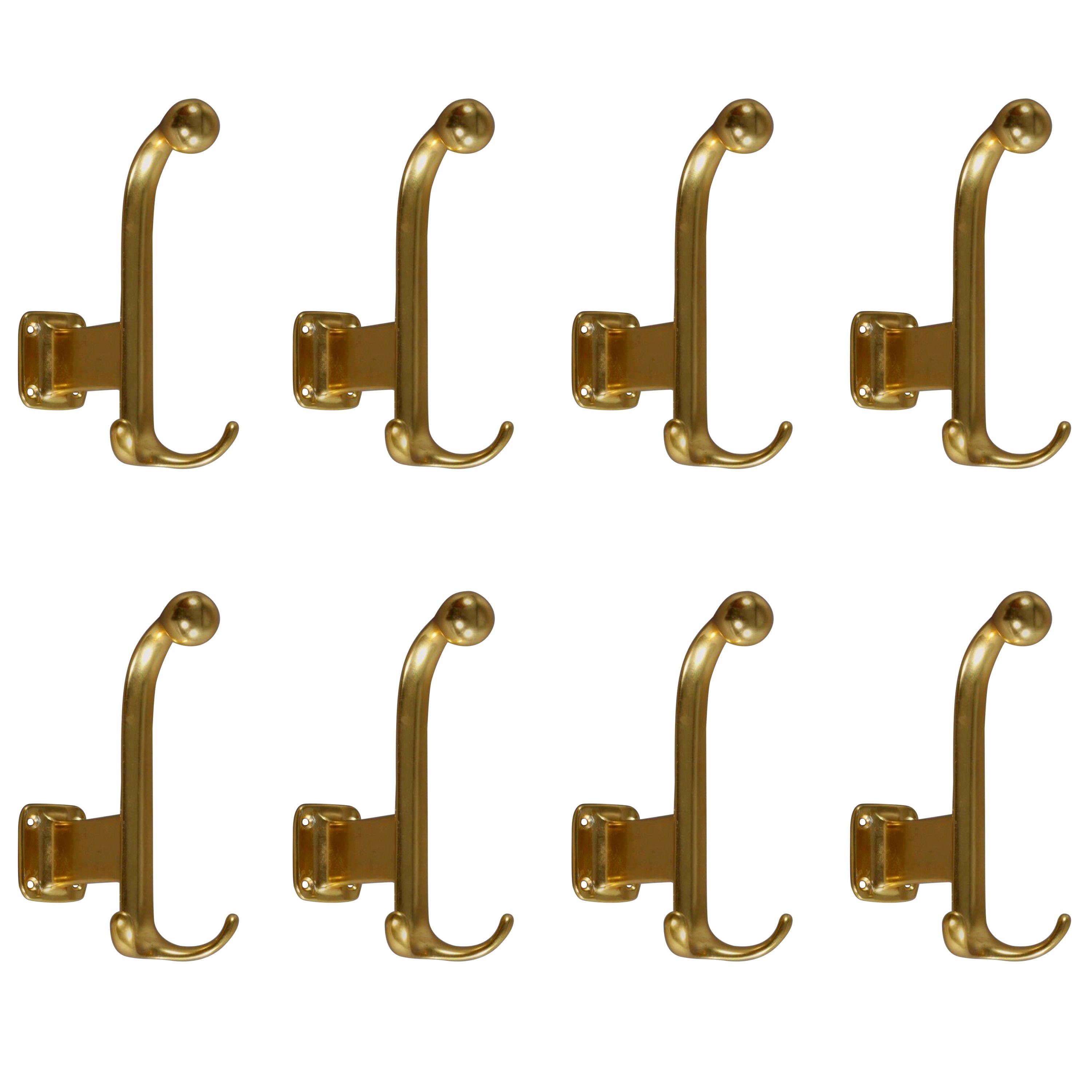 Eight Charming 1950 Wall Hooks, Austria, 1950