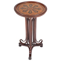 Beech Bentwood Art Nouveau Reading Table by Thonet Austria,1880s