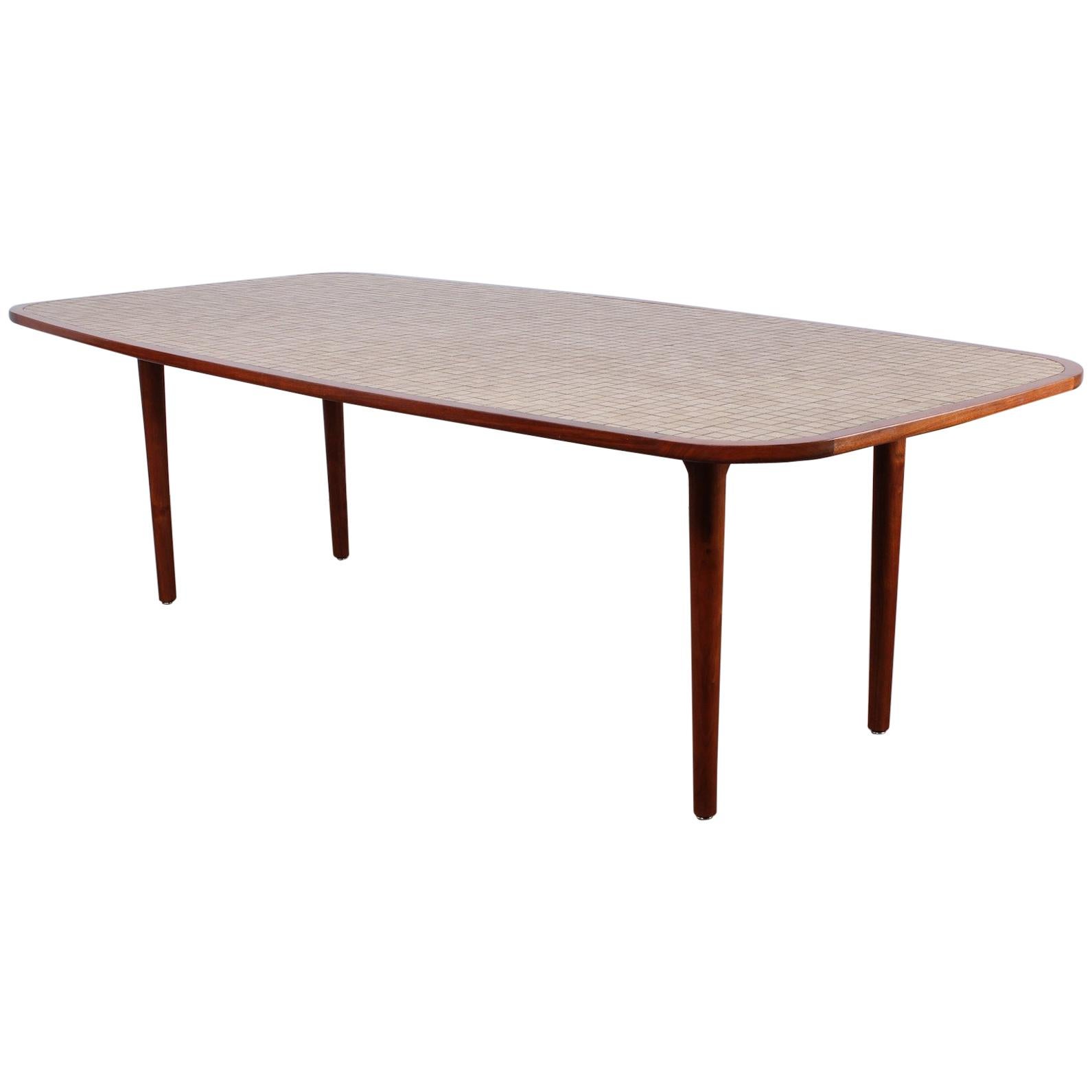 Tile-Top Dining Table by Gordon and Jane Martz