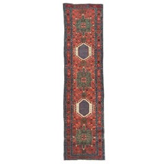 Very Beautiful Antique Runner Heriz Style