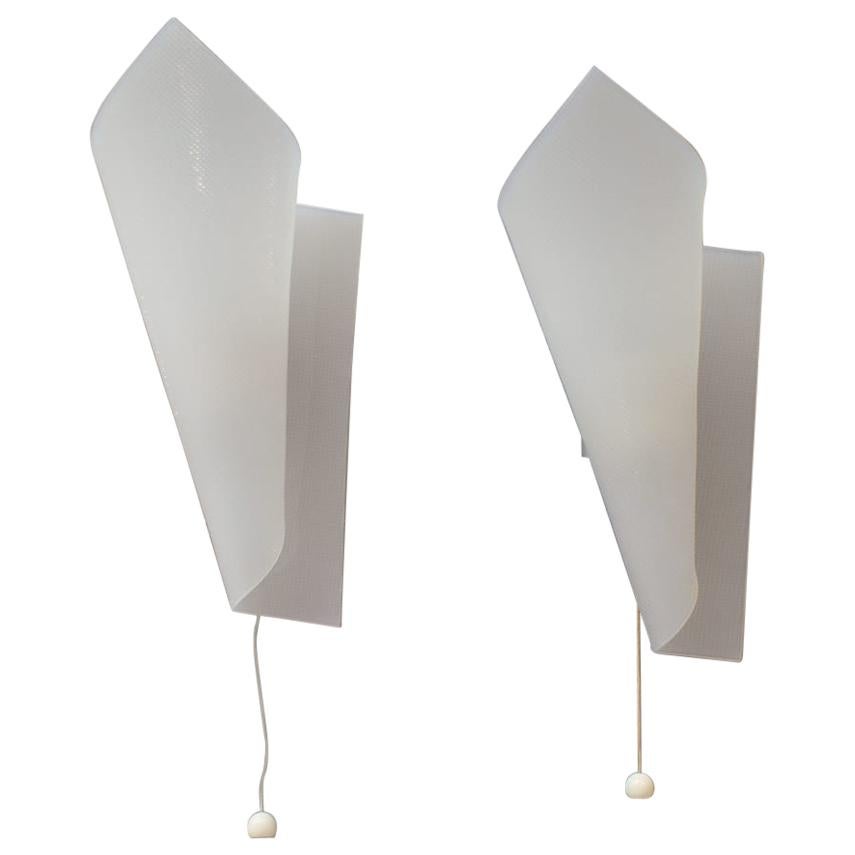 Lampade da parete in plexiglas di Hanns Hoffmann-Lederer per Heinz Hecht, 1954