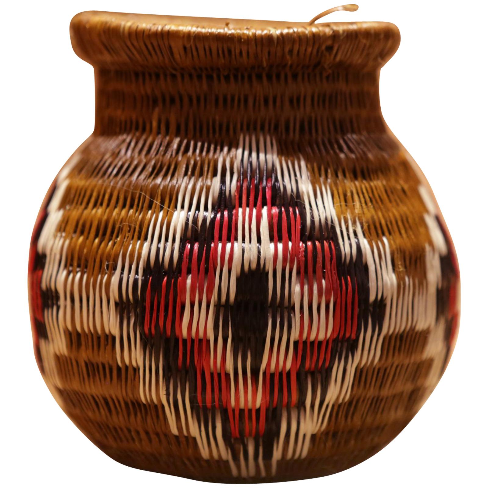 Colombian D Vase Hand-Braided