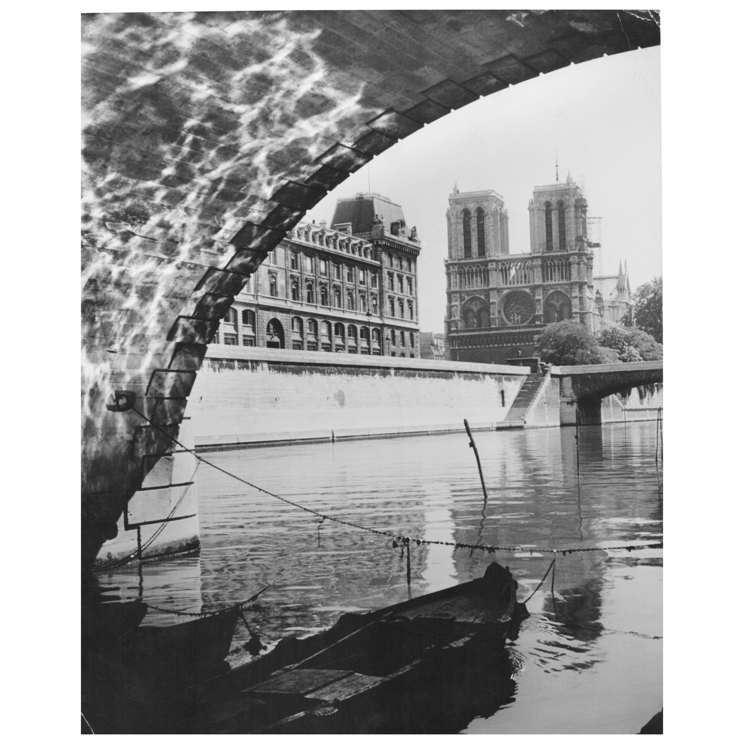 1954, Cathedral Notre, Dame Paris, Jean Ribière
