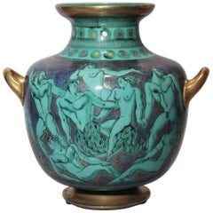 Vase de style antique Jean Mayodon des années 1940, Sèvres