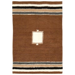 Vieux tapis turc en mohair