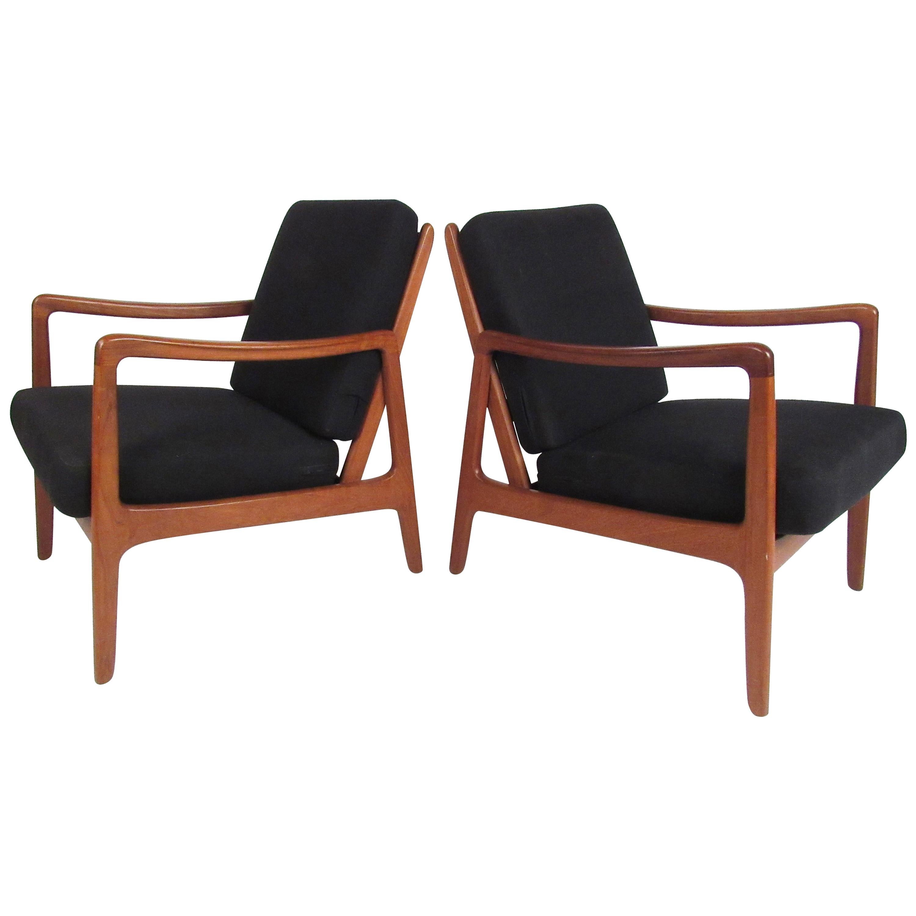 Pair of John Stuart Mid-Century Modern Chairs by Ole Wanscher