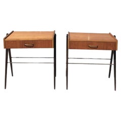 20th Century Pair of Danish Rosewood Nightstands