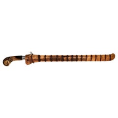 Ancienne épée asiatique Fusil arme de samouraï:: Chine:: vers 1800