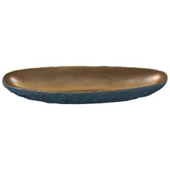 Centre de table long avec glaçure en bronze de Cristina Salusti