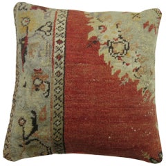 Vintage Oushak Rug Pillow